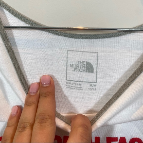 NEW North Face Girls Tri-Blend Tank Size M (age 10/12) - Picture 3 of 6